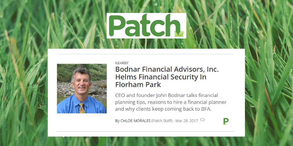 Bodnar Financial on the Patch