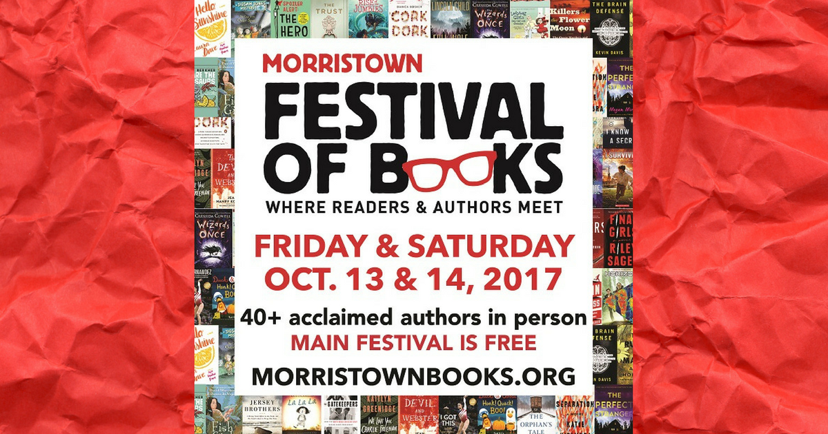 Save the Date Join Us at the Morristown Festival of Books!